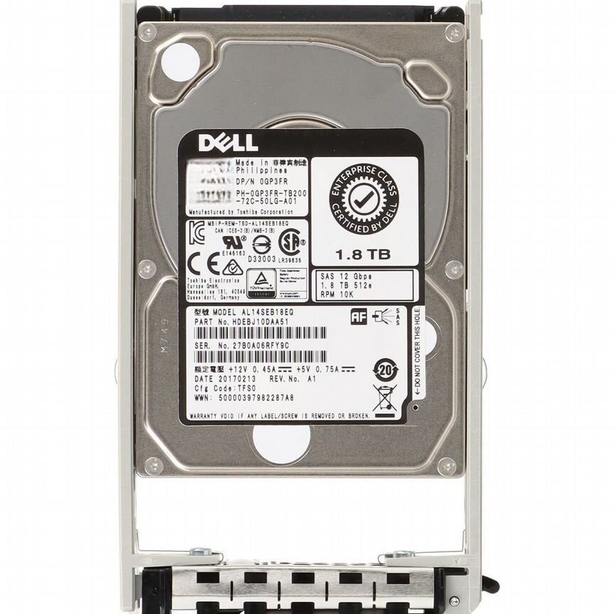 [GP3FR] Жесткий Диск Dell 1,8tb Sas 2,5" Hdd Gp3fr