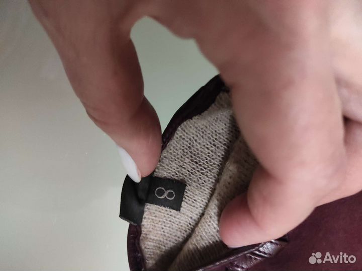 Перчатки кожаные