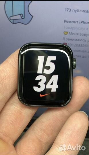 Замена стекла Apple Watch series 1,2,3,4,5,6,SE