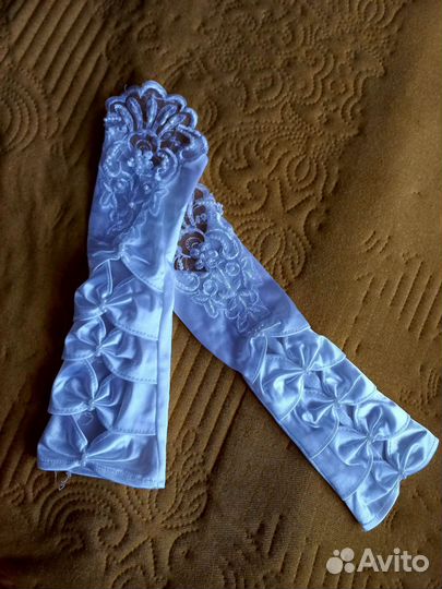 Перчатки свадебные