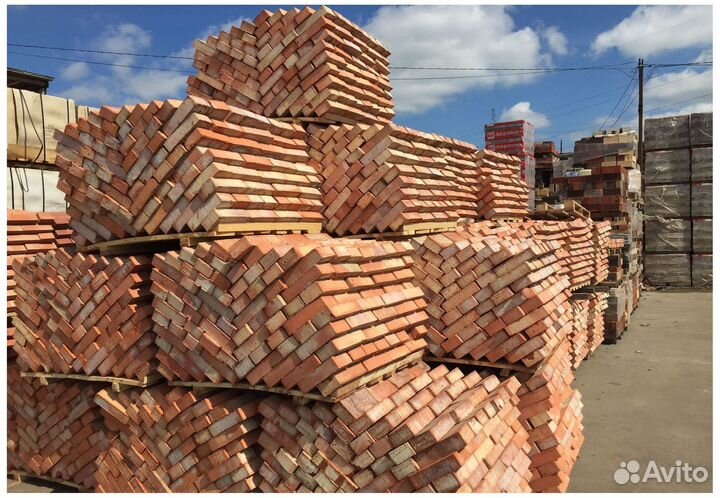 Кирпич строительный полнотелый красный