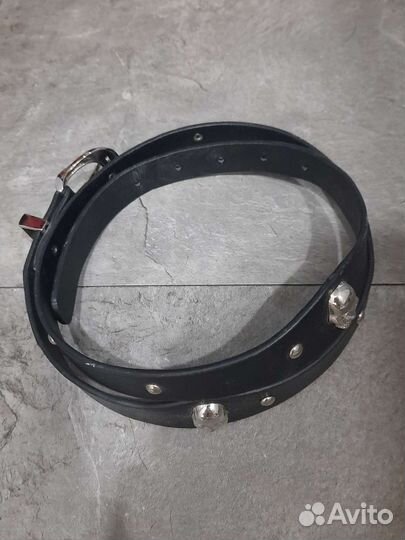 Ремень с черепами