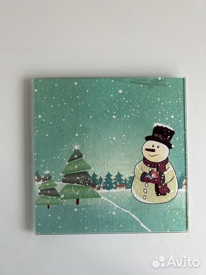 Новогодние тарелки и формы для запекания