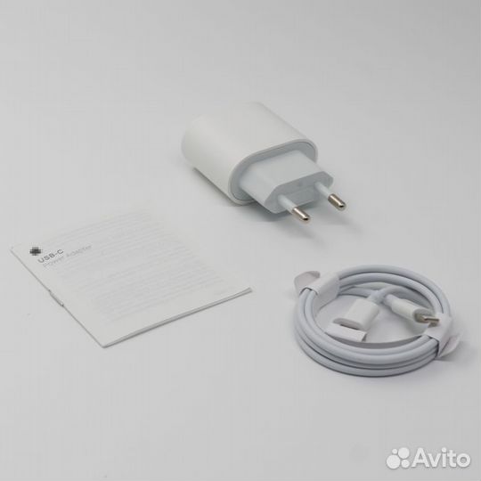 Блок +кабель быстрой зарядки 20W USB-C to Lighting