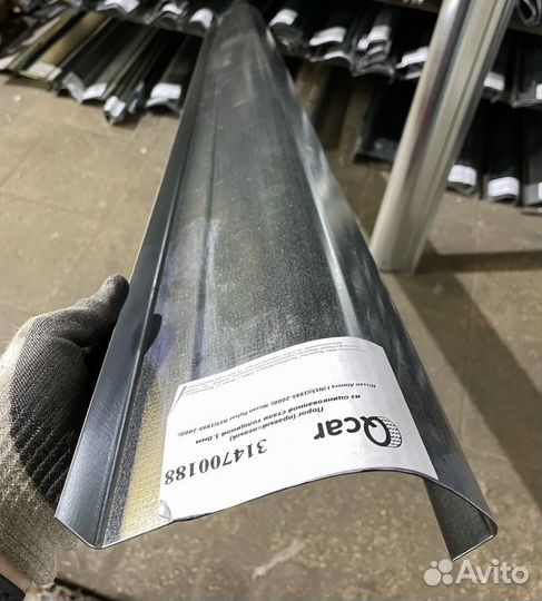 Порог Nissan Almera N15, Pulsar 1995-2000 (1мм)