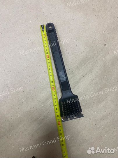 Щетка со скребком для чистки гриля 30см