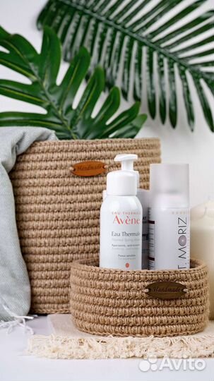 Корзина из джута