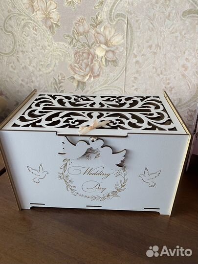Свадебный сундук для денег