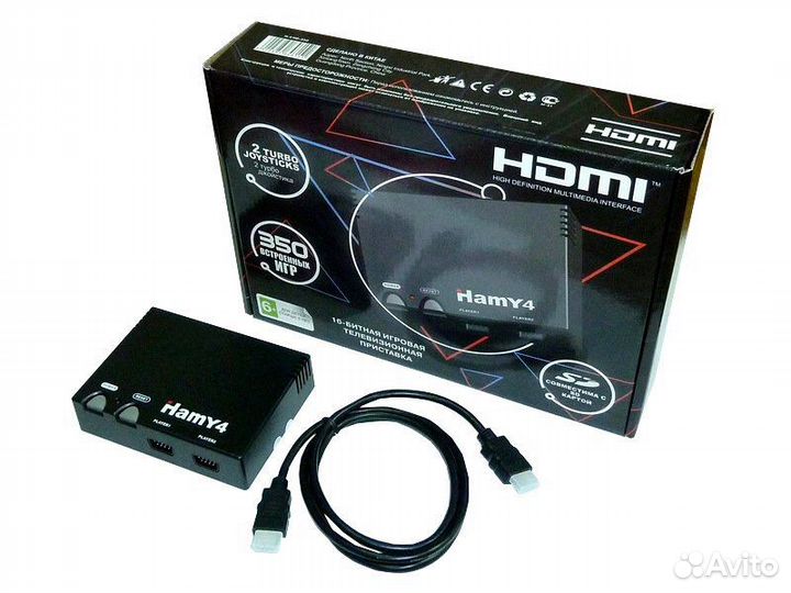 Hamy 4 (Dendy-Sega) 350 in 1 hdmi