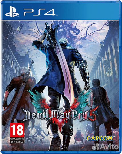 PS4 диск Devil May Cry 5,новый,запечатан,рус.верс