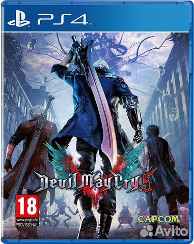 PS4 диск Devil May Cry 5,новый,запечатан,рус.верс