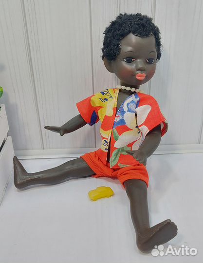 Кукла СССР Негритенок московская сип
