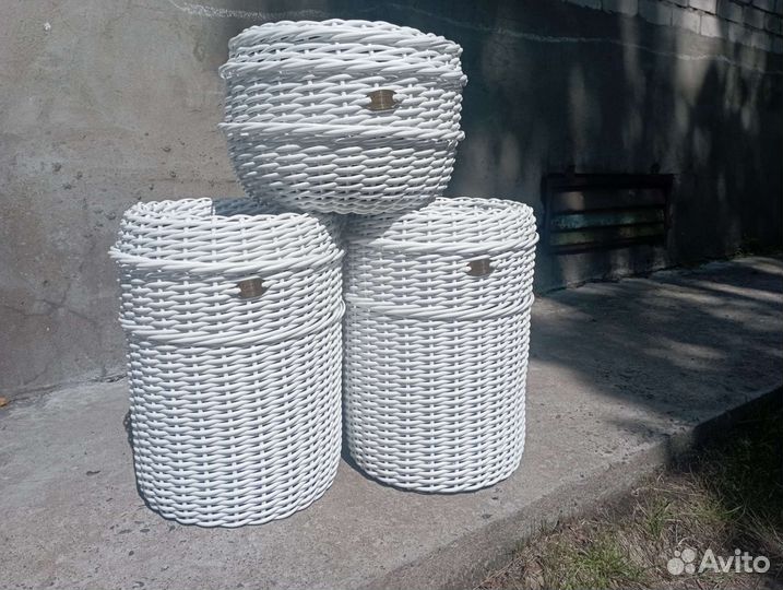 Кашпо из ротанга