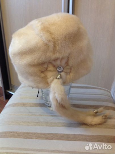 Женская норковая шапка