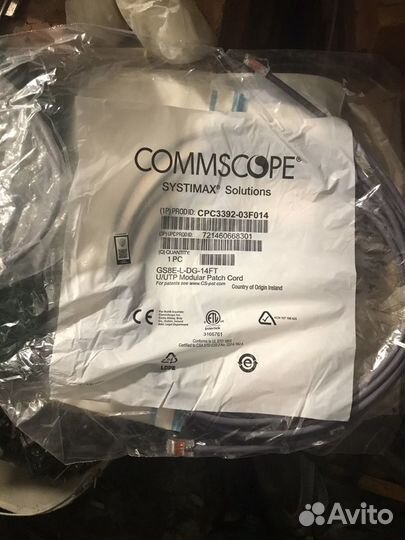 Патч-корды 6е CommScope