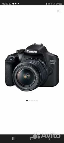Зеркальный фотоаппарат canon 2000