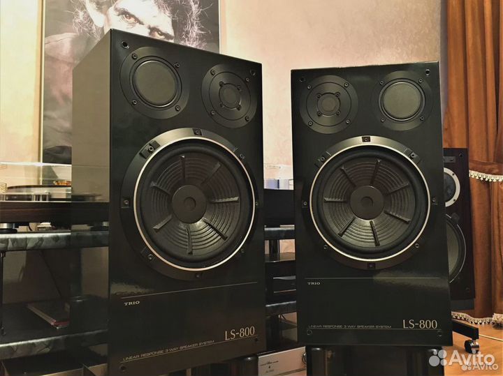 Колонки.Trio/Kenwood/ LS - 800 + подставки