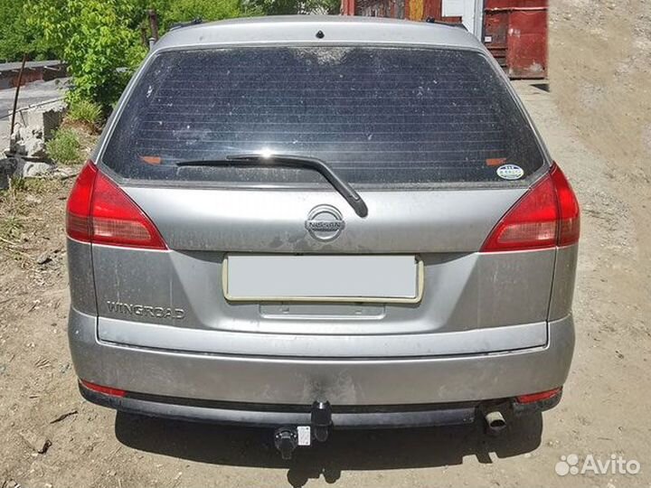 Фаркоп установка тсу Nissan Wingroad Y11 Restyling