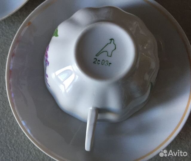 Сервиз фарфоровый, чайный 