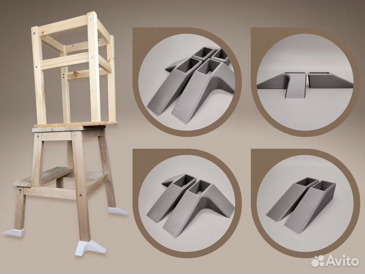 Защита от опрокидывания для IKEA Bekväm и Oddvar