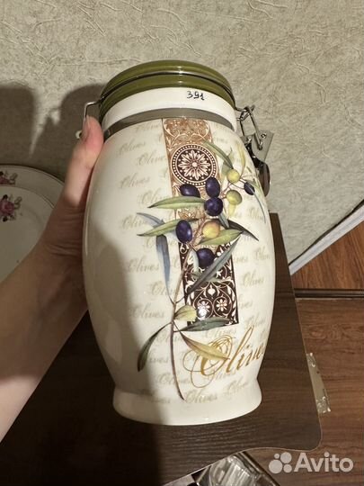 Банка для сыпучих керамика