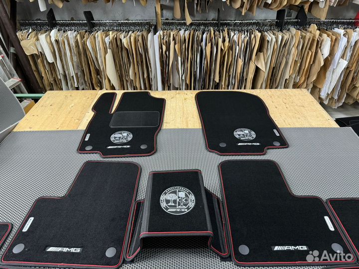 Ворсовые коврики в салон Mercedes-Benz 166