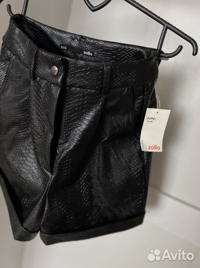 Шорты эко кожа, новые