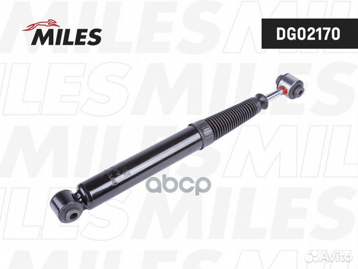 Амортизатор peugeot 207 06- зад.газ. DG02170 Miles