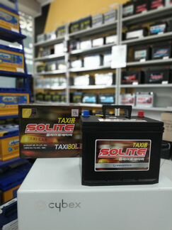 Аккумулятор 80Ah Solite 640A D26R taxi прямой поля