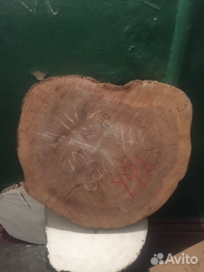 Карагач торцевые спилы