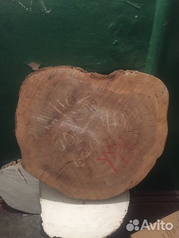 Карагач торцевые спилы
