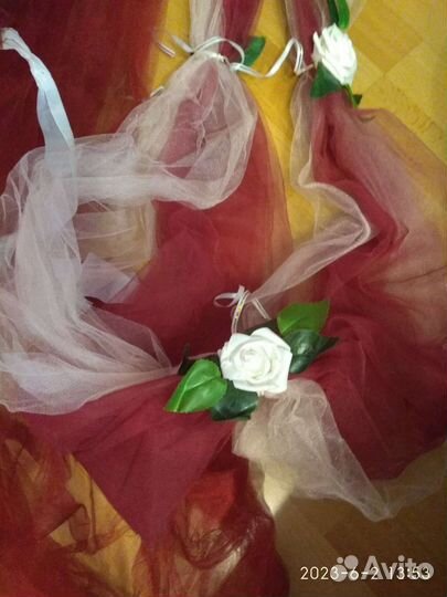 Декор для украшения свадебной машины