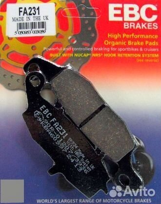 Тормозные колодки EBC FA231 (FDB2049)