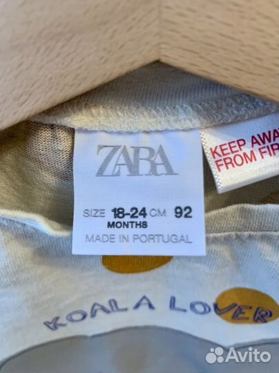 Лонгслив блузка для девочки Zara 92