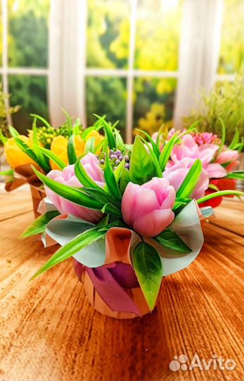 Букеты цветов из мыла