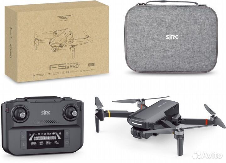 Квадрокоптер sjrc f5spro+ combo 4K