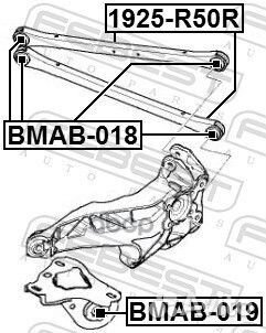 Сайлентблок задн прод рычага mini (R55-R59) BMA