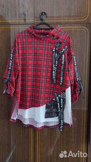 Блузка кофта рубашка 52р новая