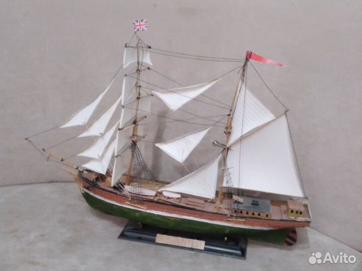 Модель корабля Бригантина