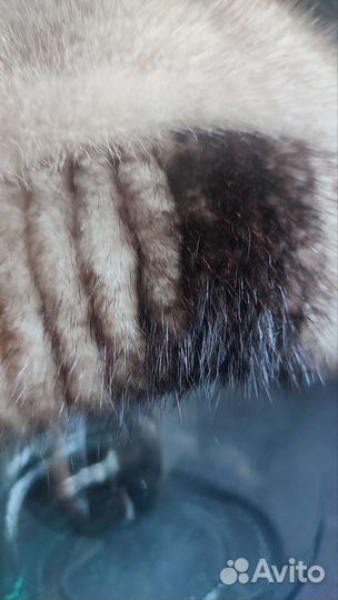 Шапка норковая, берет, 57-58 р