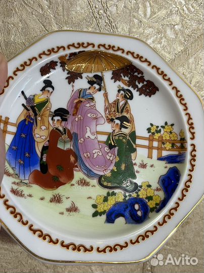 Тарелка,пепельницы СССР,Курильщик на льдине