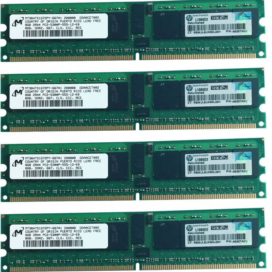 [AH405A] Оперативная Память Hp Ddr2 32gb Ah405a