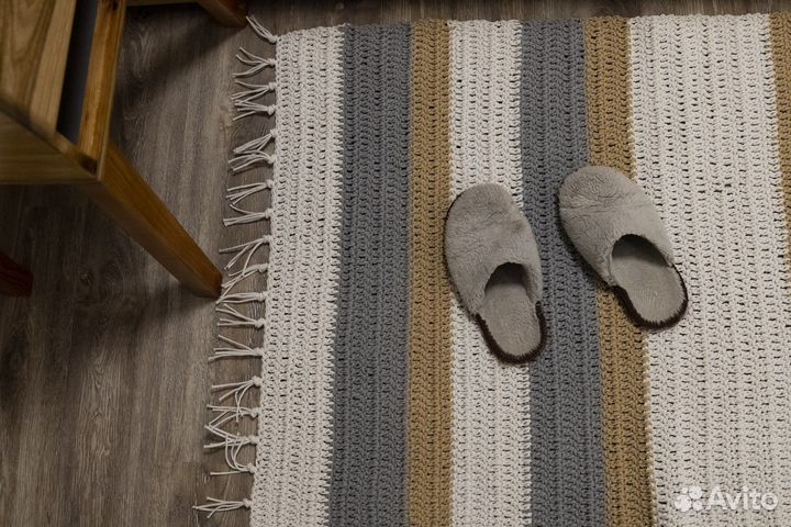 Ковер ручной работы, ковер из шнура