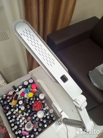 Лампа настольная для маникюра бу