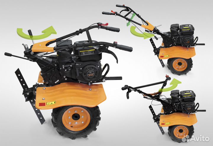 Мотоблок carver MC-650М (6,5 лс, колеса 4.00*10)