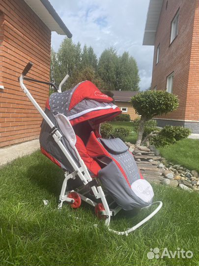 Коляска санки