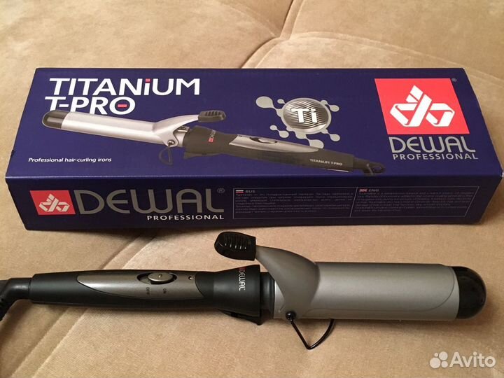 Плойка Dewal Titanium T-Pro титан-турмалин