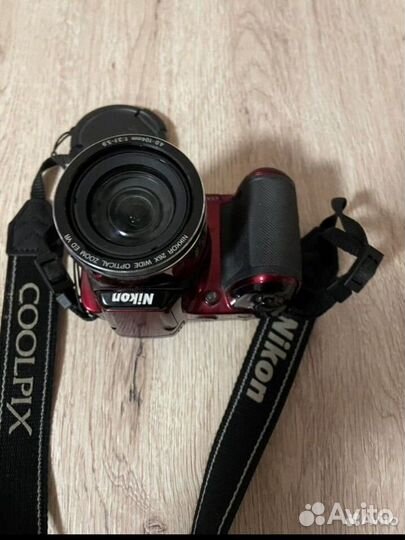 Фотоаппарат nikon coolpix l810, красный