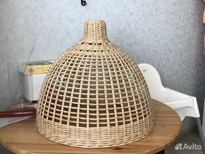 Абажур плетеный 50см