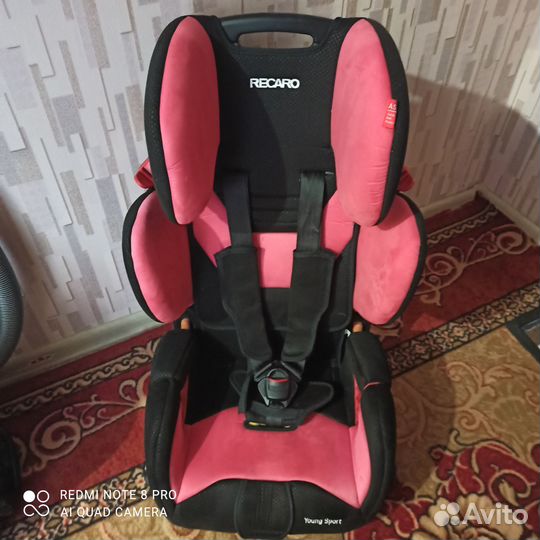 Детское автокресло 9 до 36 кг recaro